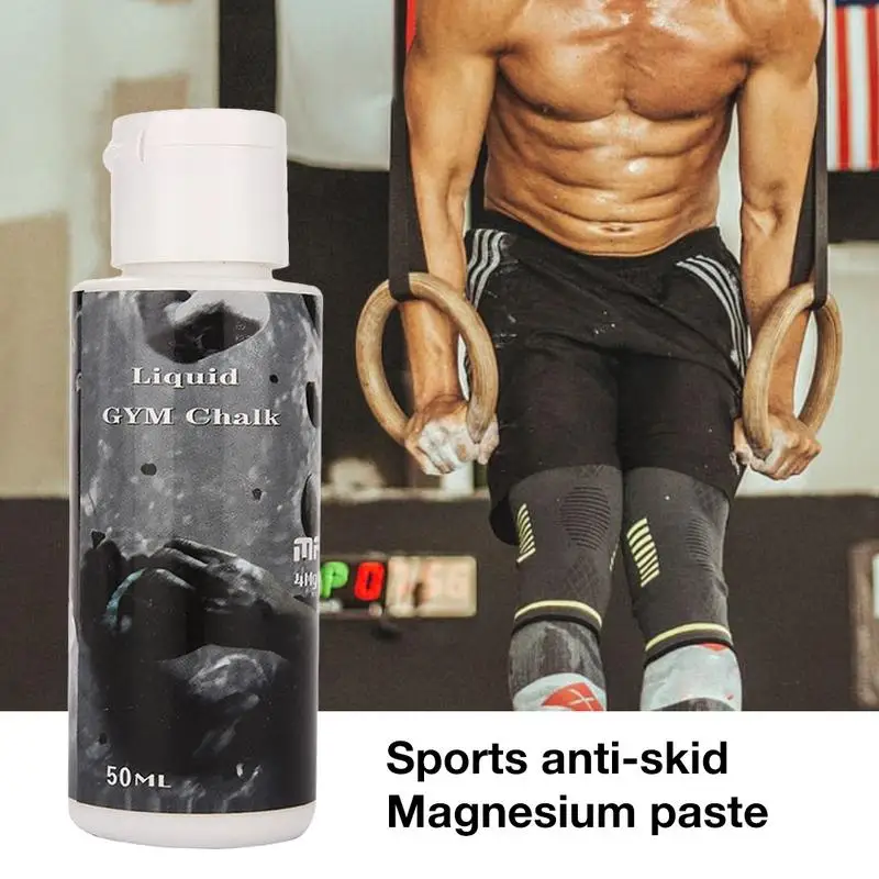 Sports Magnesium Powder 50ML Anti-Slip Grip Enhancer Chalk Powder Magnesium Carbonate For Football Tennis Golf Fitness Tools