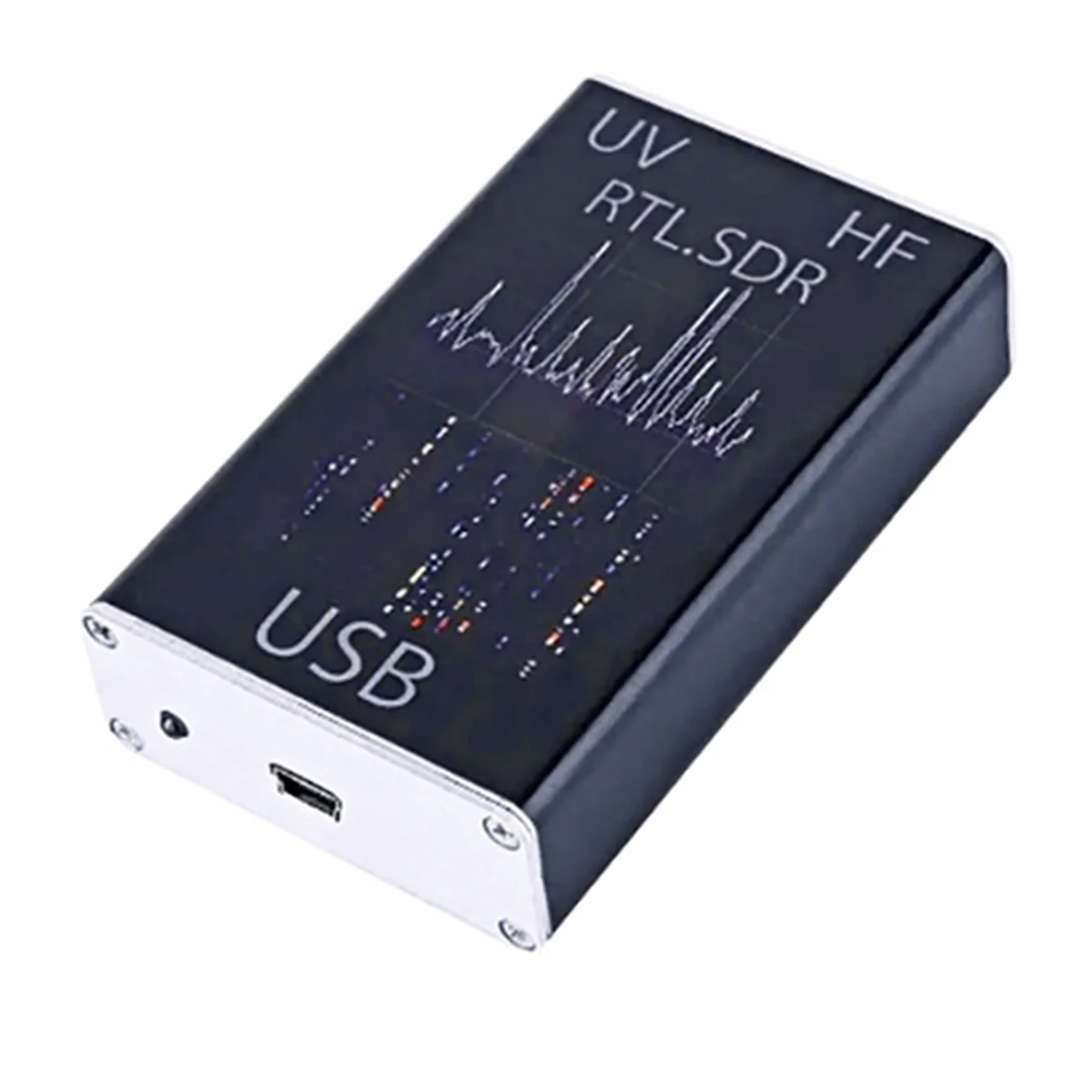 جهاز استقبال QA88X SDR 100 كيلو هرتز - 1.7 جيجا هرتز كامل النطاق UV HF RTL-SDR USB استقبال موجة قصيرة النطاق العريض راديو محدد بالبرمجيات
