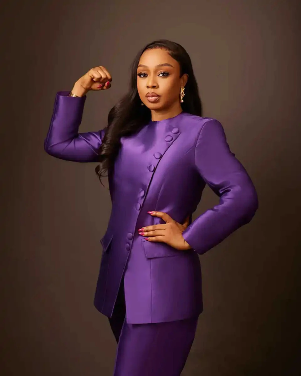 Satynowe damskie garnitury w stylu vintage, 2-częściowe, z marynarką zapinaną na guziki, szyte na miarę garnitury dla gości weselnych, na imprezę, studniówkę, do biura, elegancki strój damski.