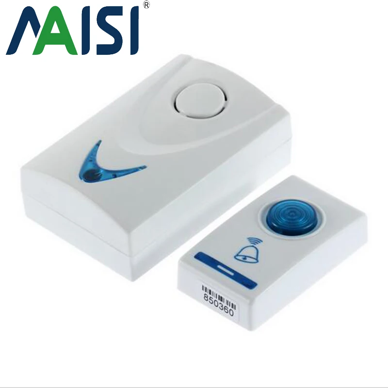 

1 шт. светодиодный беспроводной звонок, дверной звонок, сигнализация для ворот, дверной звонок, пульт дистанционного управления, 32 мелодии, беспроводной дверной звонок Campainha