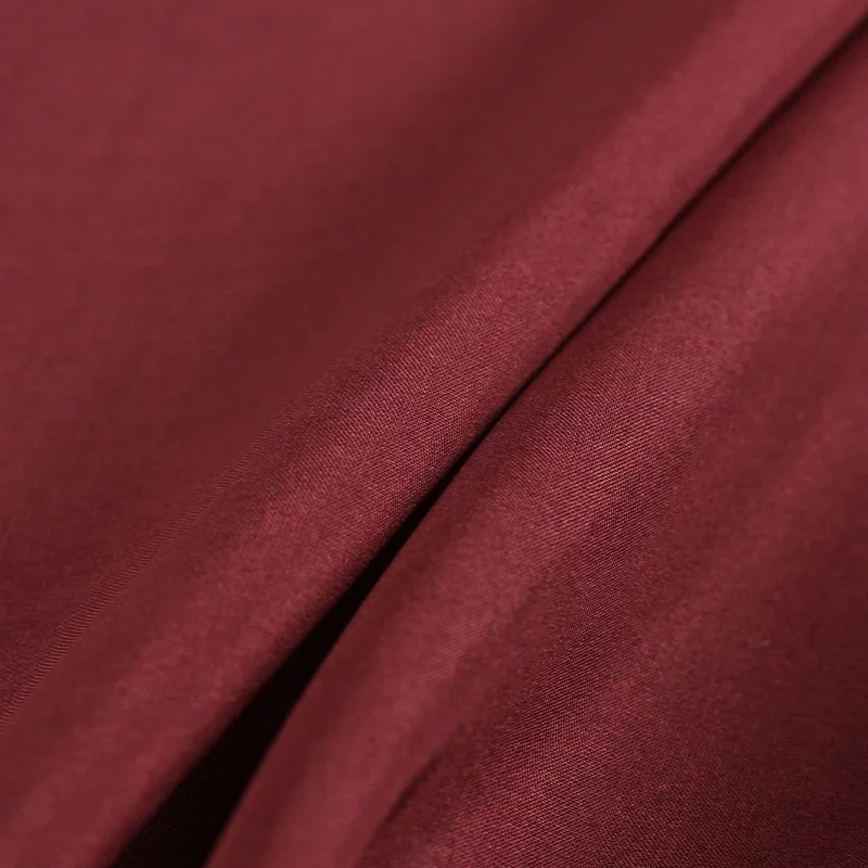 Redraspberry 138cm 10momme Dark Red Soft Silk Chiffon Fabrics Garment Material Summer Women Dress Sewing DIY Cloth Freeshipping