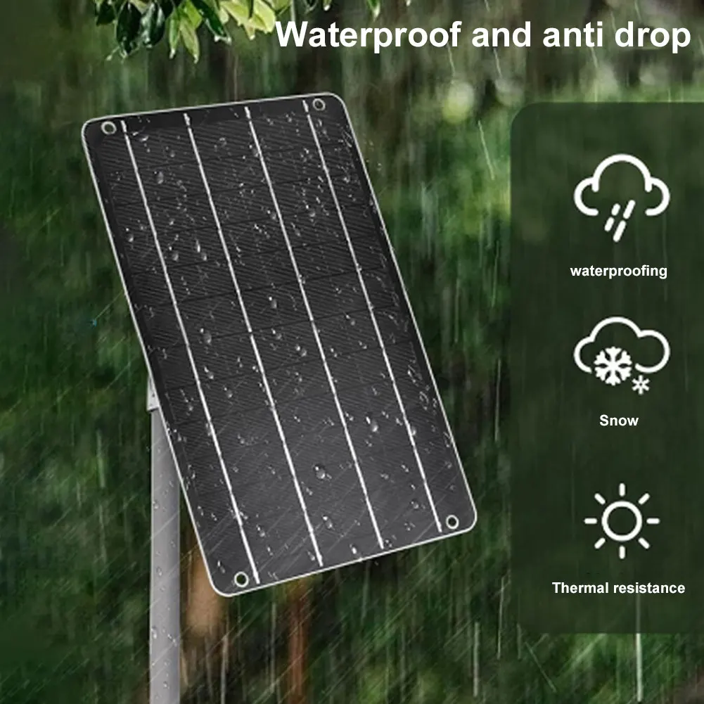 10W 18V USB Solar Panel Ladegerät Solar Tragbare Solar Panel Kit Wasserdichte Solar Panel für Telefone Power Bank kleine Fans