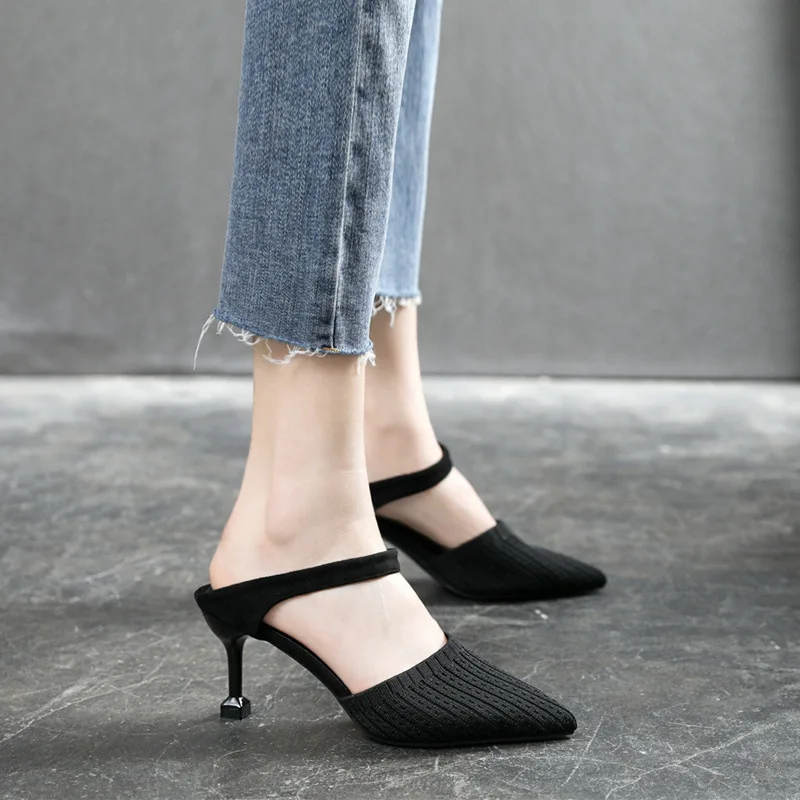Size 31-43 Pointed Toe Stiletto Heels Small Size 31 32 33 Ladyes High Heel Sandals Women Shoes