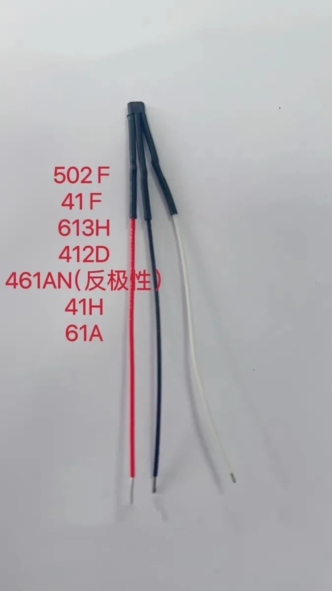 6pcs Electric two-wheeled tricycle hall high temperature hall sensor with cable 3144 41F 502F 413H 461AN 613H 412D 41H 61A