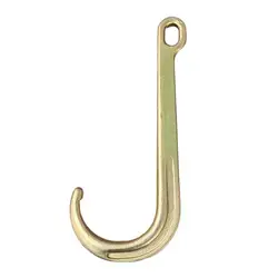 J Type Hook Alloy Steel Hanging Portable Heavy Duty for Casting Machinery Bridge Construction Garage Automobile Manufacturing