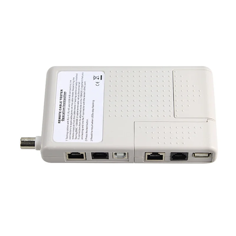 A95G Professional Multi Function 4 in 1 Network Cable Tester RJ45/RJ11/USB/BNC LAN Cable Cat5 Cat6 Wire Tester