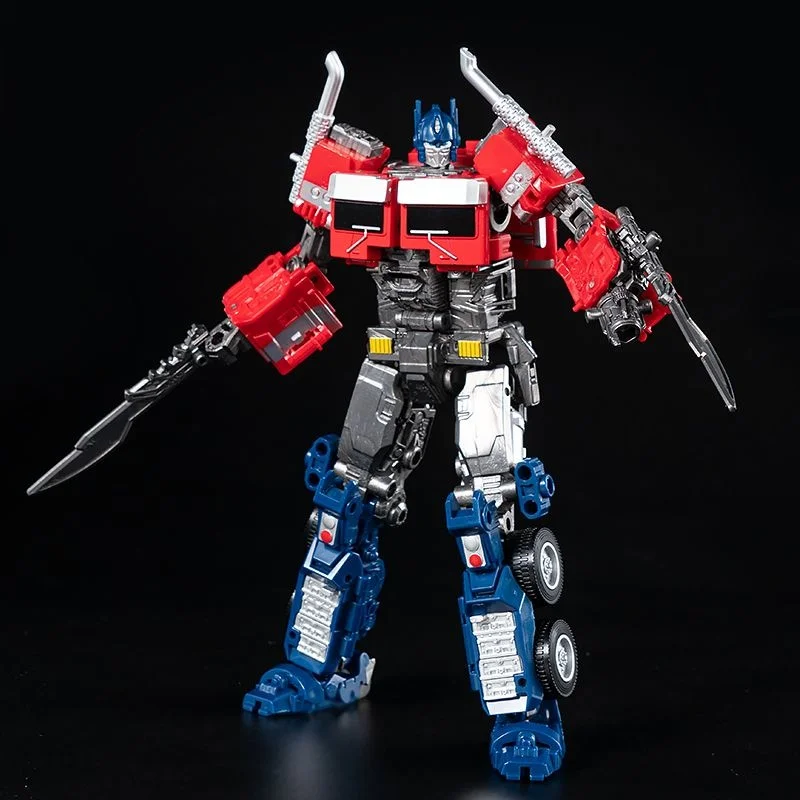 変形玩具車ロボット オプティマスプライム アクションフィギュア 合金製 子供向け