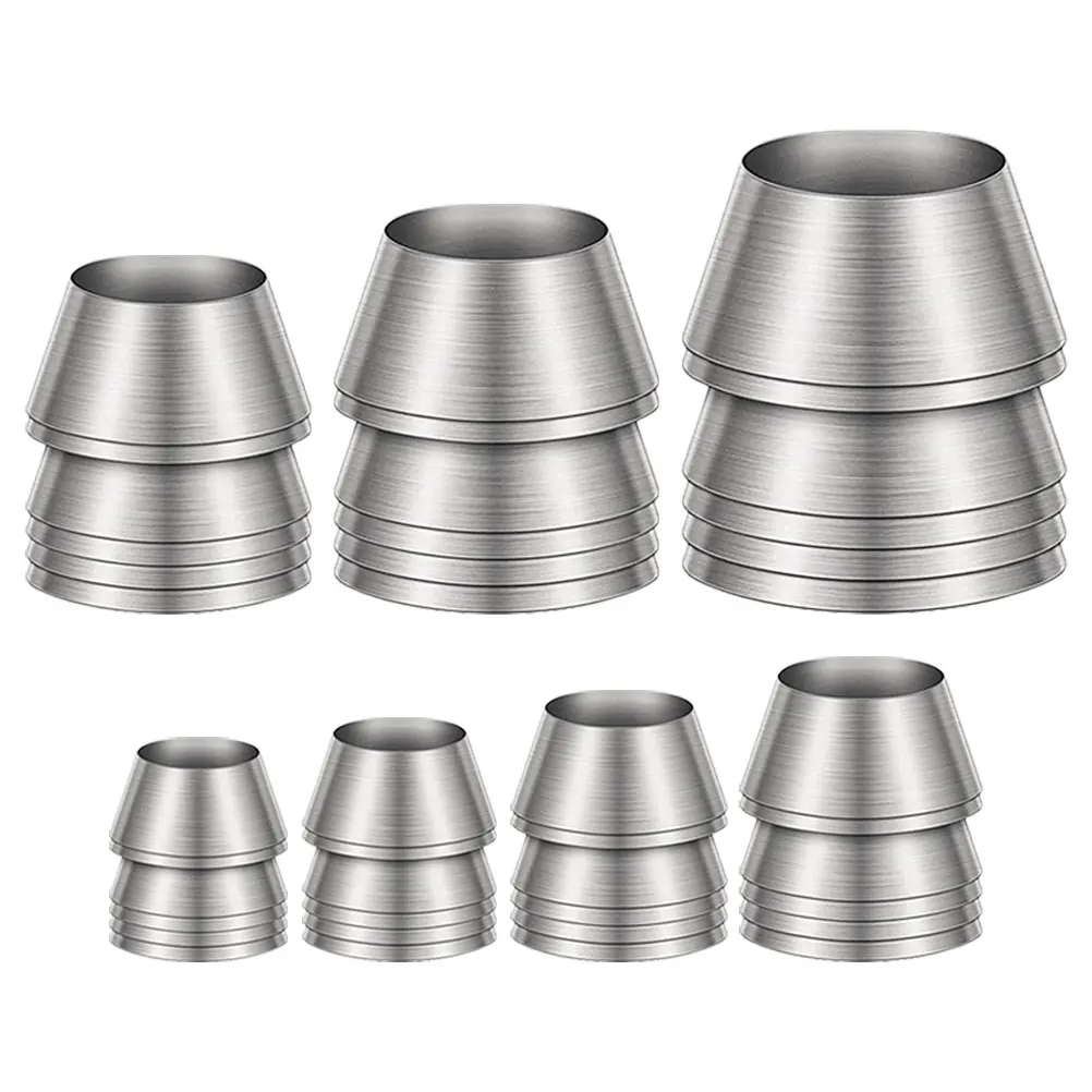 

7pcs Round Tool Wedge Durable Iron for Hammer Axe Reinforcement Carpentry Building Splitting Metal Corner Replacement