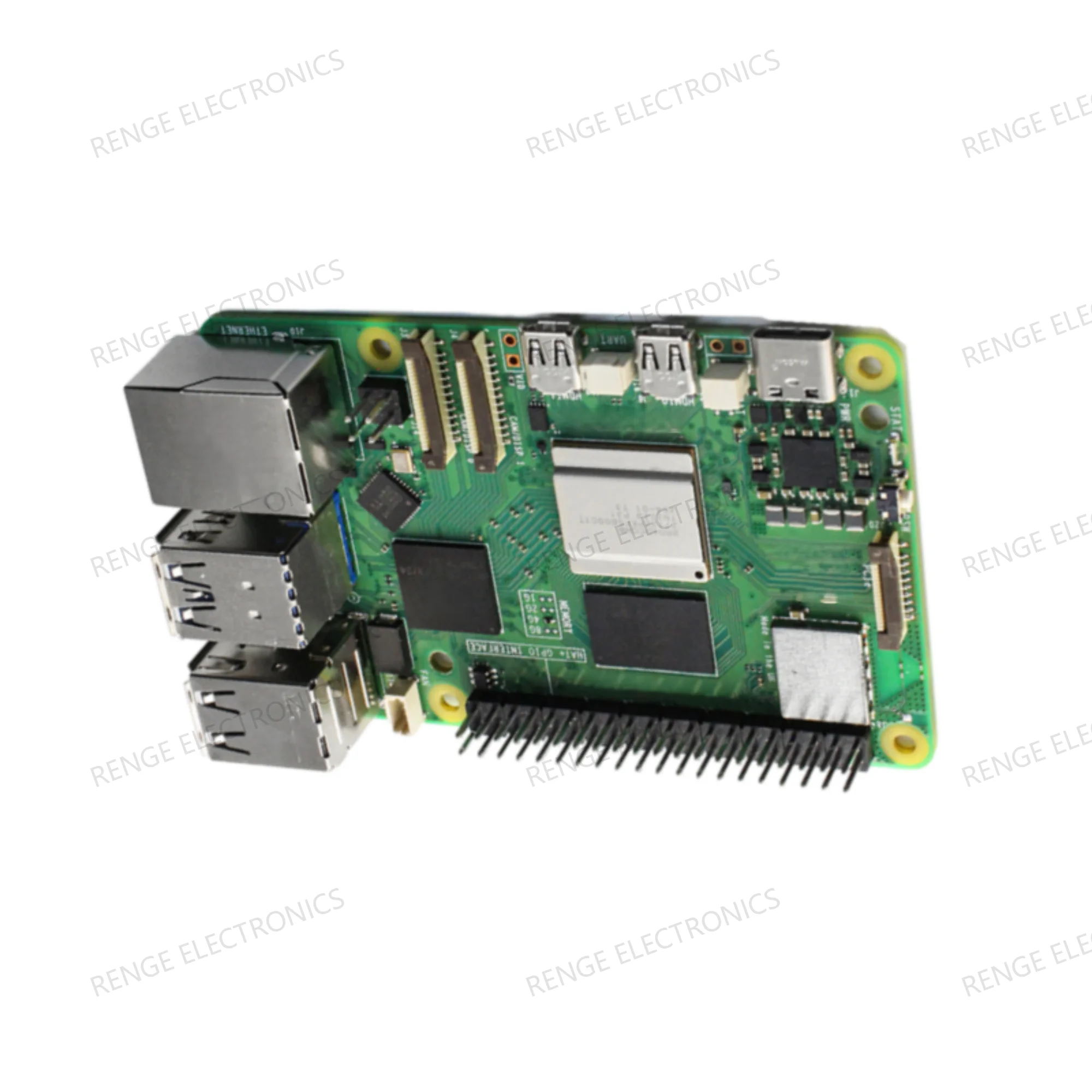 Fruit Pi 5 Development Board - 2.4GHz quad-core 64-bit  Cortex-A76 CPU, 4Kp60 HEVC decoder, Dual-band 802.11ac Wi-Fi