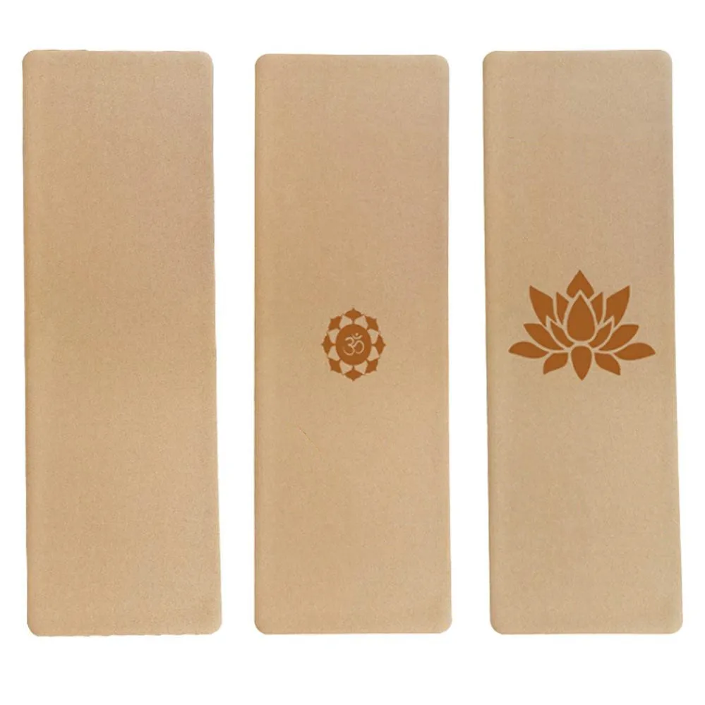 Wholesale Gym Fitness Dropshipping Private Label Custom Eco Friendly Natural Organic Non-slip Cork Yoga Mat