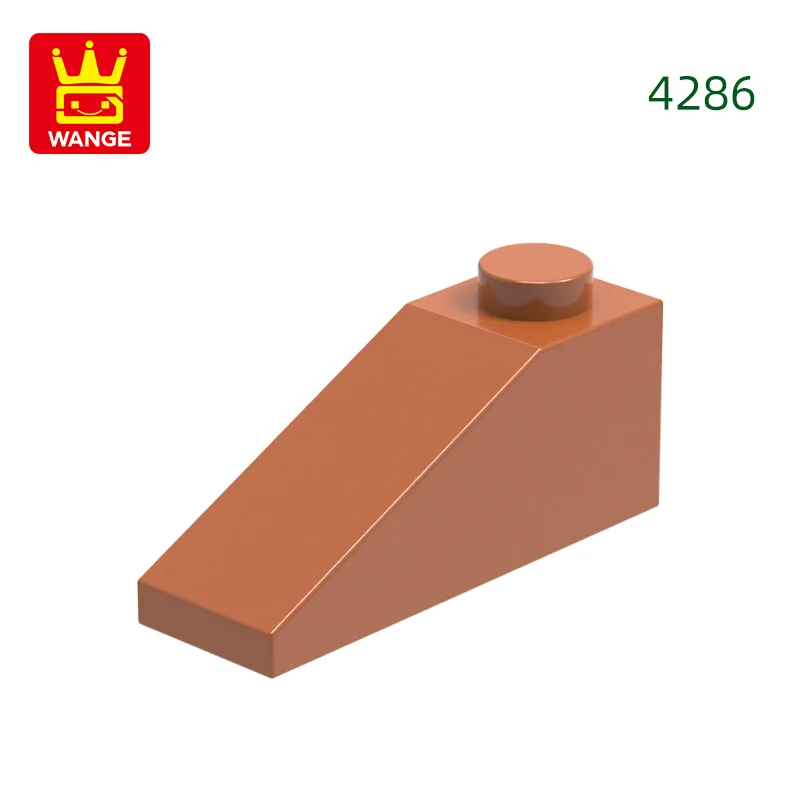 Wange 116 stks/partij 4286 1x3 Hellende Gebied Bouwstenen Moc Dak Accessoires Compatibel Met Schuine Bakstenen Kinderen Speelgoed Geschenk