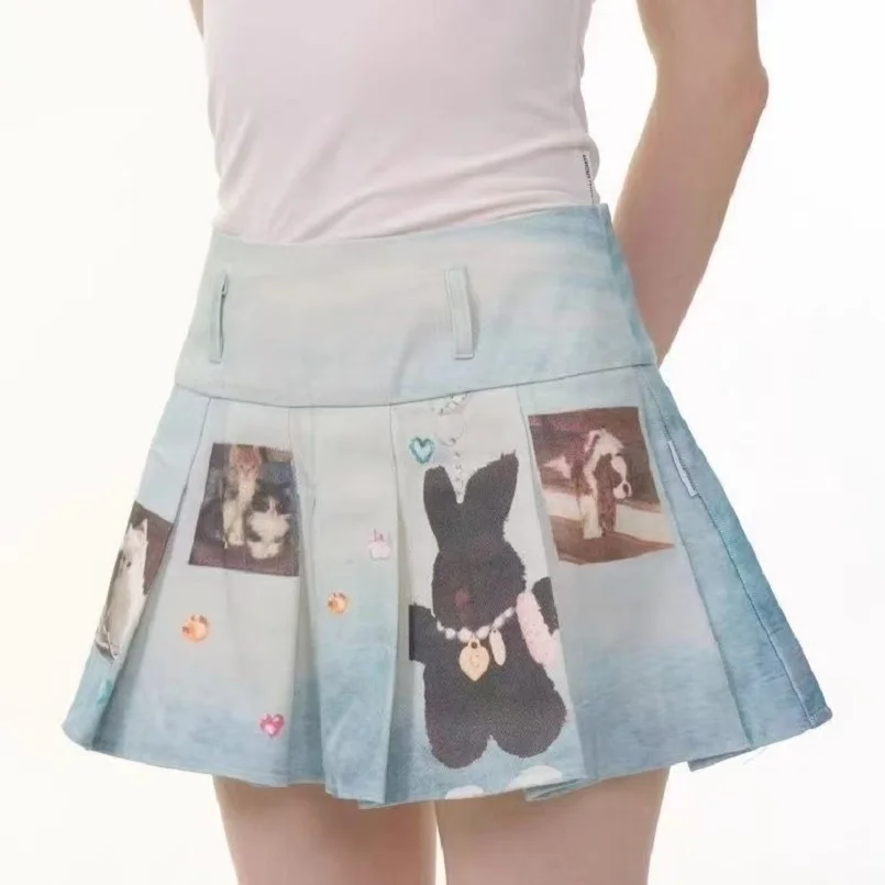 

New In 2025 Trend Female Clothing Short Denimn Skirts for Women Short Pant Mini Jeans Skirt Woman Clothes faldas para mujeres