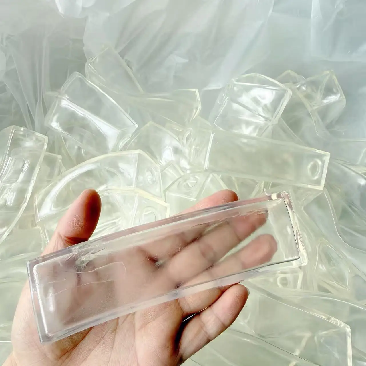 1/5 Stück Quaderförmige TRP-Gussformen Werkzeuge DIY Leere Kugelhaut Handgemachtes Kugel-Dekompressionsspielzeug mit Langsamer Rückfederung – Detail 5