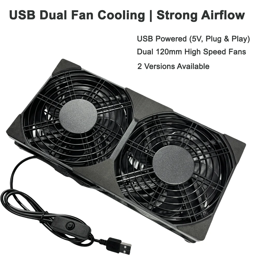 Dual Fan Usb Coolin…