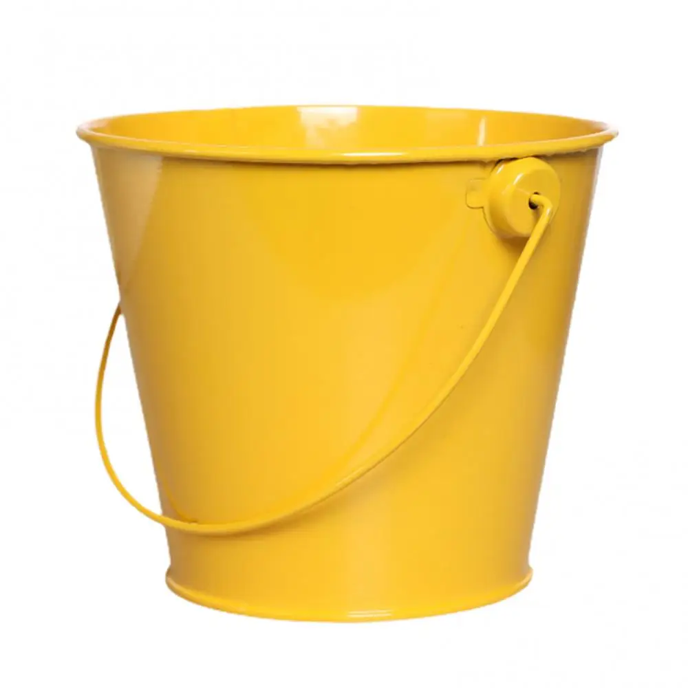 Ferro Pendurado Flower Pot, Wall Vertical Bucket Holder, Barrel Supply, Mini Metal Basket, Decor de estanho removível, Jardim Varanda