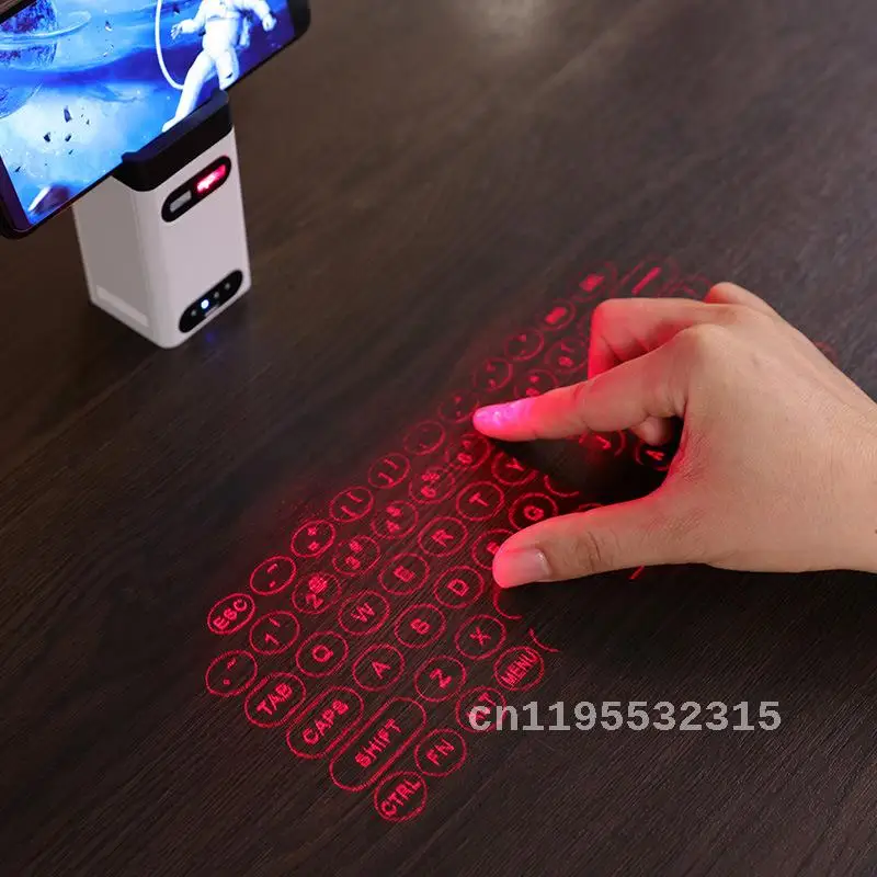 Bluetooth Wireless Laser Keyboard Bluetooth Virtual Projection Keyboard Wireless Keyboard Laser Keyboard Mobile Phone Charging