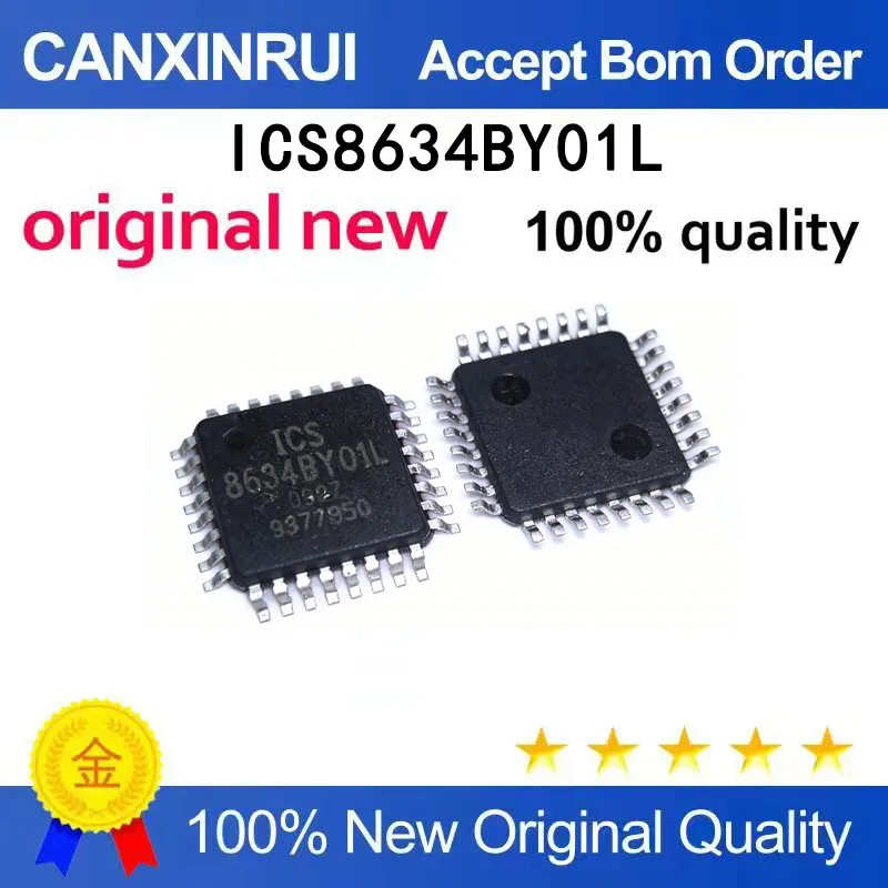 

(5-100 шт.) Совершенно новый ICS8634BY01L 8634BY01L QFP