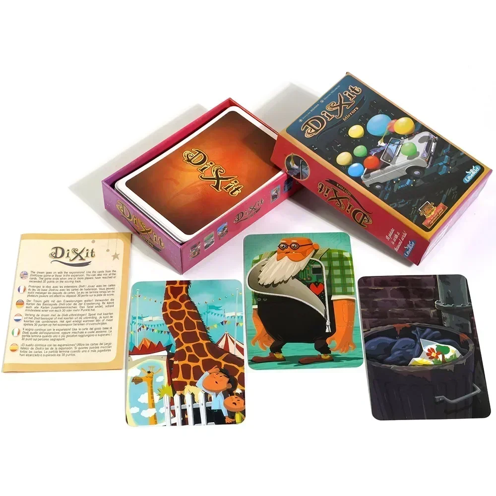 Dixit Odyssey English Edition Strategic Strategy Board Game Playmat Family Gathering Party Friend Playing Cards Collection Toy ﻿