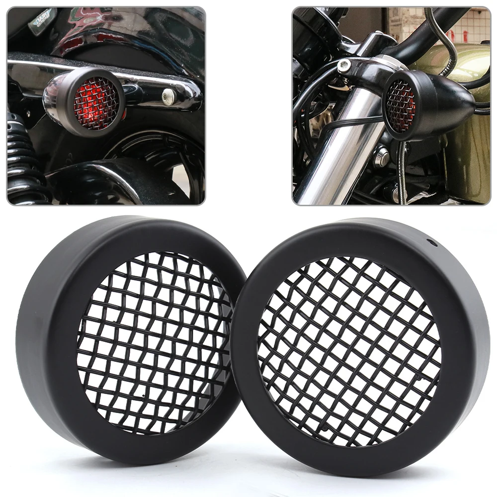 

Motorcycle Metal Retro Headlight Protector Cover Accessorie For Universal Harley Sportster XL 883 XL 1200 FortyEight Seventy-Two