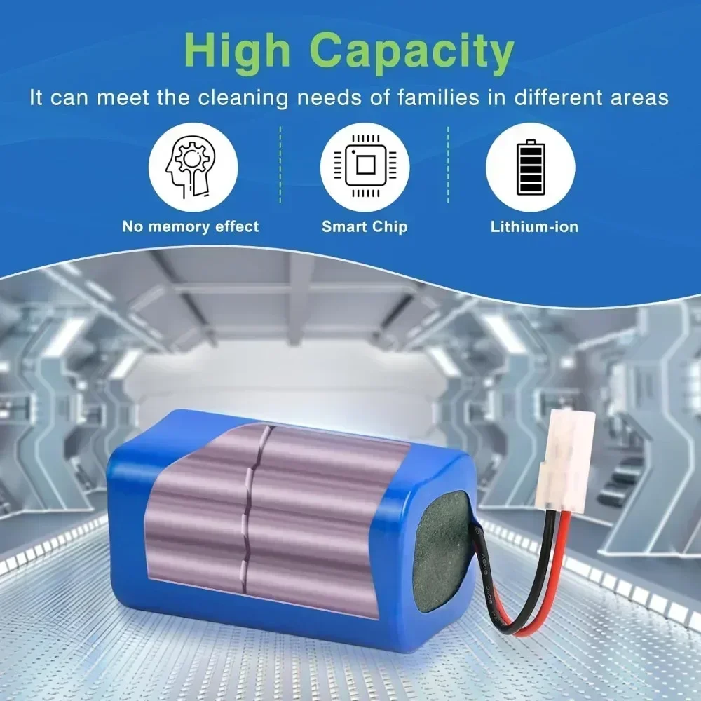 14.4V 14.8V Li-ion Battery for MIJIA Vacuum Cleaner G1 MJSTG1 Essential 3500mAh Rechargeable Pack with BMS Protection