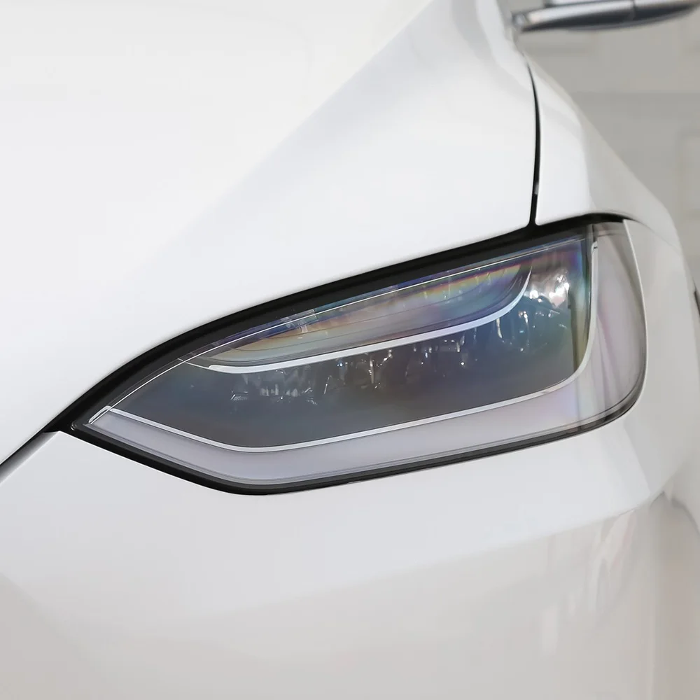 Car Front Lights Glass For Tesla Model X 2016 - 2023 Car accessories Headlight Cover Case Headlight Lens Glass Car parts
