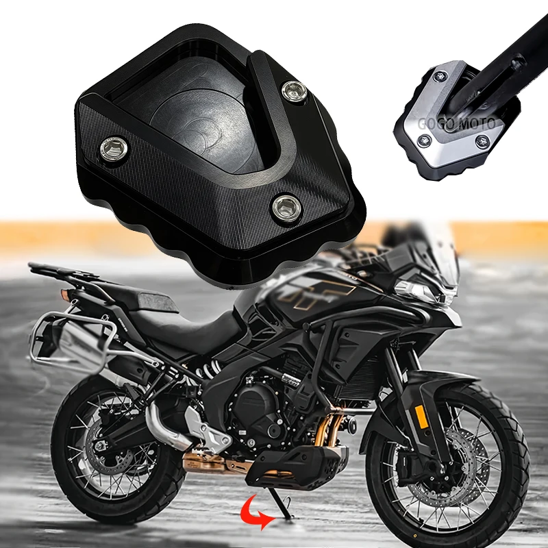 

For CFMOTO 700MT 700 MT 700 MT700 2024 2025 Motorcycle Accessories Kickstand Foot Side Stand Extension Enlarger Plate Pad Parts