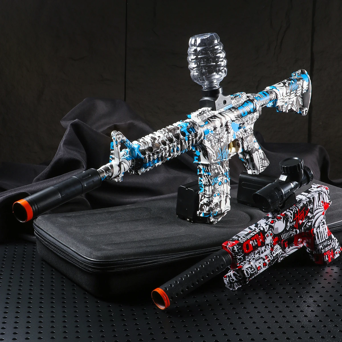 M416 Electric Blasting toy Gun Set, high precision shooting toy, the perfect outdoor birthday toy gift (without bullets)