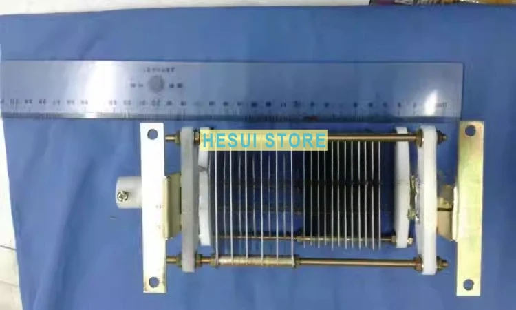 High-frequency large-distance high-power double-connected variable capacitor for medical beauty instruments 6KV 20p 40p