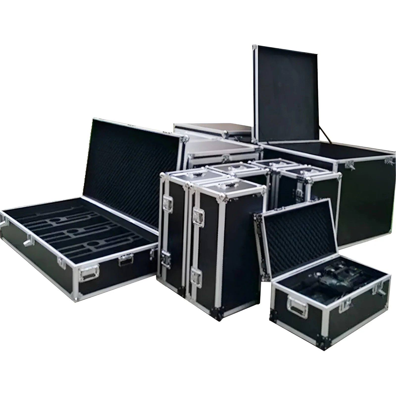 xx-Factory Custom Computer Monitor Drum Speaker Flight Case in Road Hardware Flight Case Aluminium