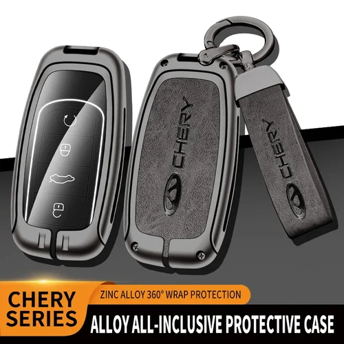 Imagen 2 del producto Funda protectora para llave inteligente de coche de aleación de Zinc adecuada para Chery Tiggo 8 Pro Tiggo 8plus nuevo llavero Arrizo 5 Plus 7pro
