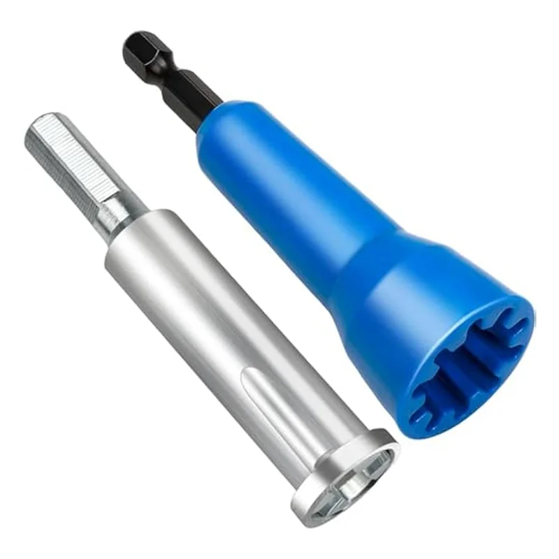 BAAU 2Pc Wire Twisting Tools,Wire Nut Twister,Twist Wire Connector,Wire Twister Tool For Drill And Wire Connector Driver Easy In