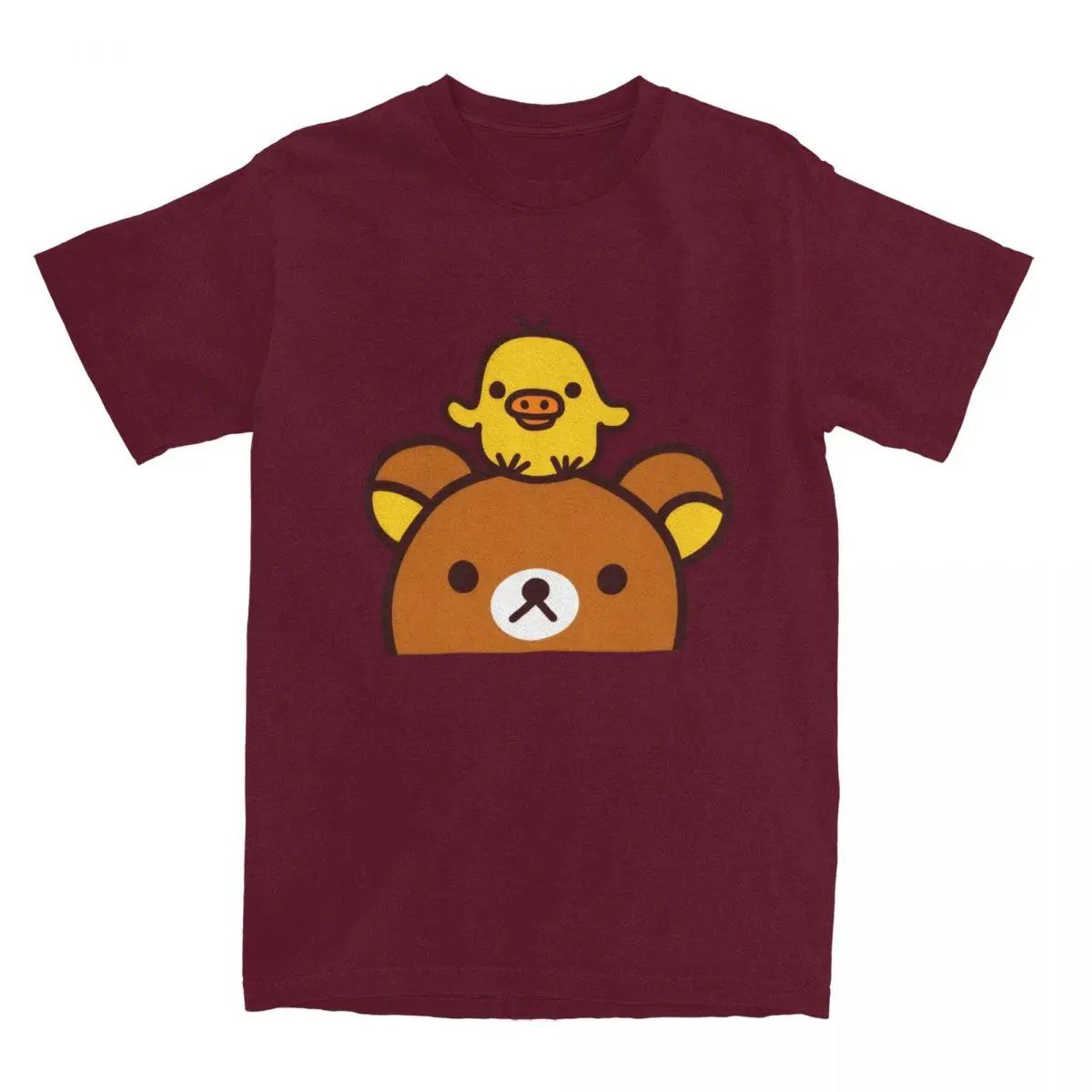 Vintage Rilakkuma T-Shirts Männer Frauen runden Kragen 100% Baumwolle T-Shirt Kawaii Bär Kurzarm T-Shirt Neuankömmling Kleidung