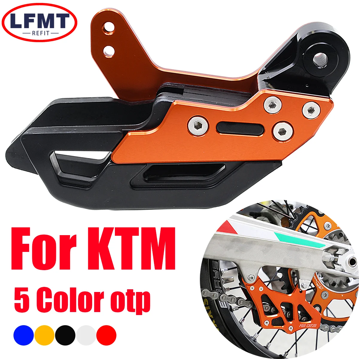 

Защитная направляющая цепи для мотоцикла CNC для KTM SX SXF XC XCF EXC XCW 2008-2019 HUSQVARNA TC FC TE 125-300 FE TX 2017-2022