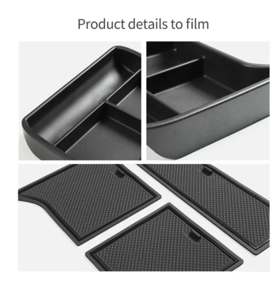 Center Console Storage Box Suitable Fit For Volkswagen ID.4 ID4 ID 4 Accessory Storage Box Console Storage Box Tray NEW 1PC