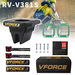 Sistema de válvula de caña para Moto Tassinari V381s Vforce 3, para Honda Cr85rb Cr80 Cr85 Cr85rb, todos los años 1988 a 2007