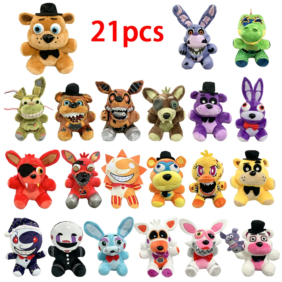 

Bestselling Five Nights at Freddys Cute Plush Toys Game Figures Cartoon Stuffed Dolls Bonnie Freddy Foxy Fun Toys for Kids