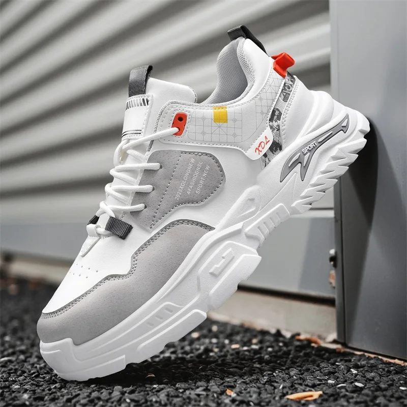 

Men's breathable casual sneakers four seasons soft-sole anti-slip comfort outdoor racing running shoes fashion speed sports shoe
