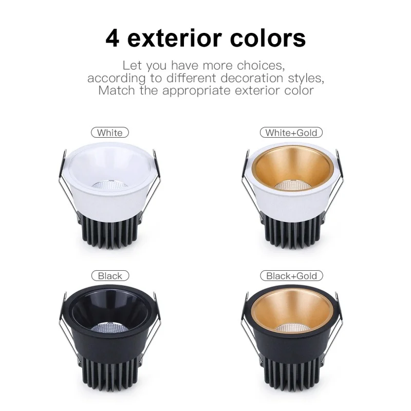 LED Spot Light 5W 7W 12W LED Spotlight Bulb 110V 220V Recessed Downlight Ceiling Lamp Showcase Decorative Lighting Panel Light