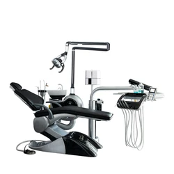 Safety luxury leather 5+ years warranty electric dental chair WITH intraoral camera system touch control system sensor light