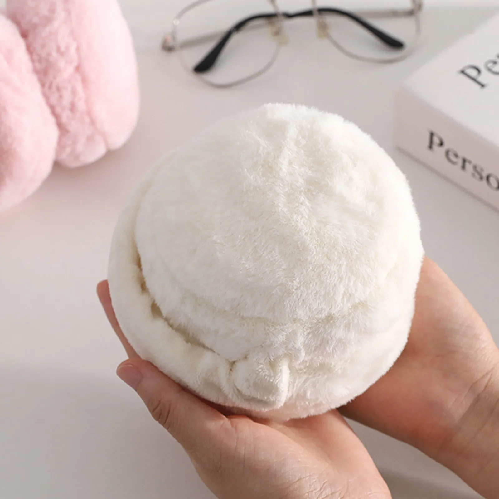 الفتاة خريف شتاء أفخم طوي الأذن يفشل الأذن دفئا غطاء للأذن لينة ودافئة غطاء للأذنين في الهواء الطلق التزلج الدراجات الملحقات