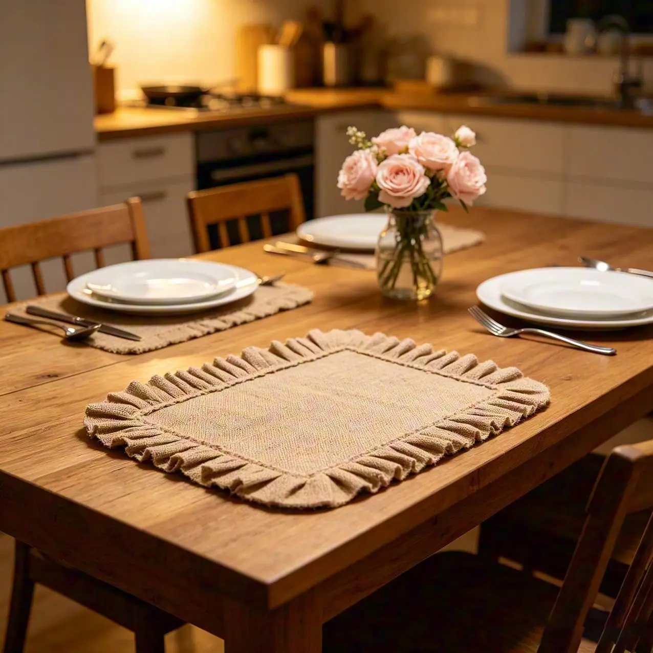 30x40 cm placemats linen table mat table place settings dining table mat washable placemat home decorations