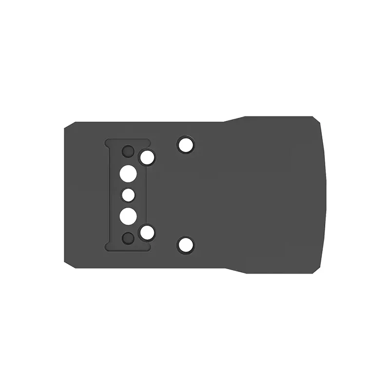 محول Vector Optics Moj Mgt Dovetail لـ Glock Universal 2-In-1 حامل الرؤية الخلفية يناسب أقدام Rmr/rmsc