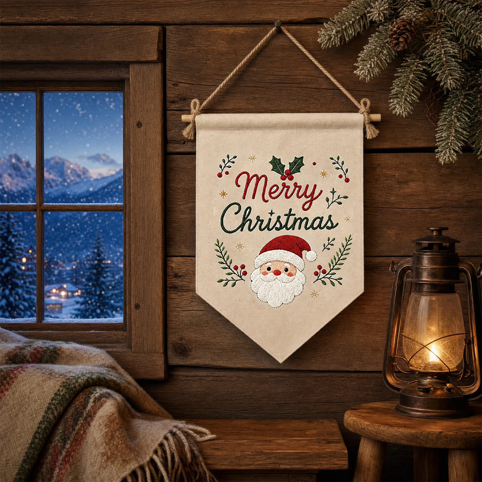 Beginner DIY Christmas Embroid - огляд і ціна Printed Embroidery Kit