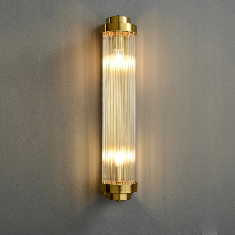 

Art Deco Modern Stainless Steel Crystal Black Gold LED Wall lamp Wall Light Wall Sconce For Bedroom Corridor