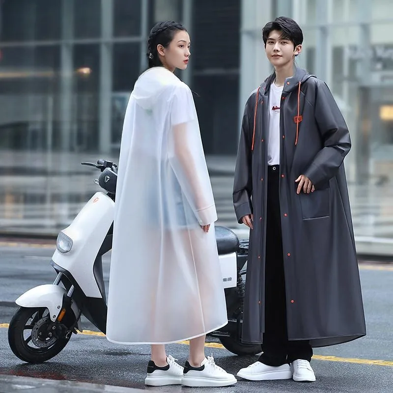 Raincoat electric battery car single long body rainstorm adult motorcycle riding poncho men and women