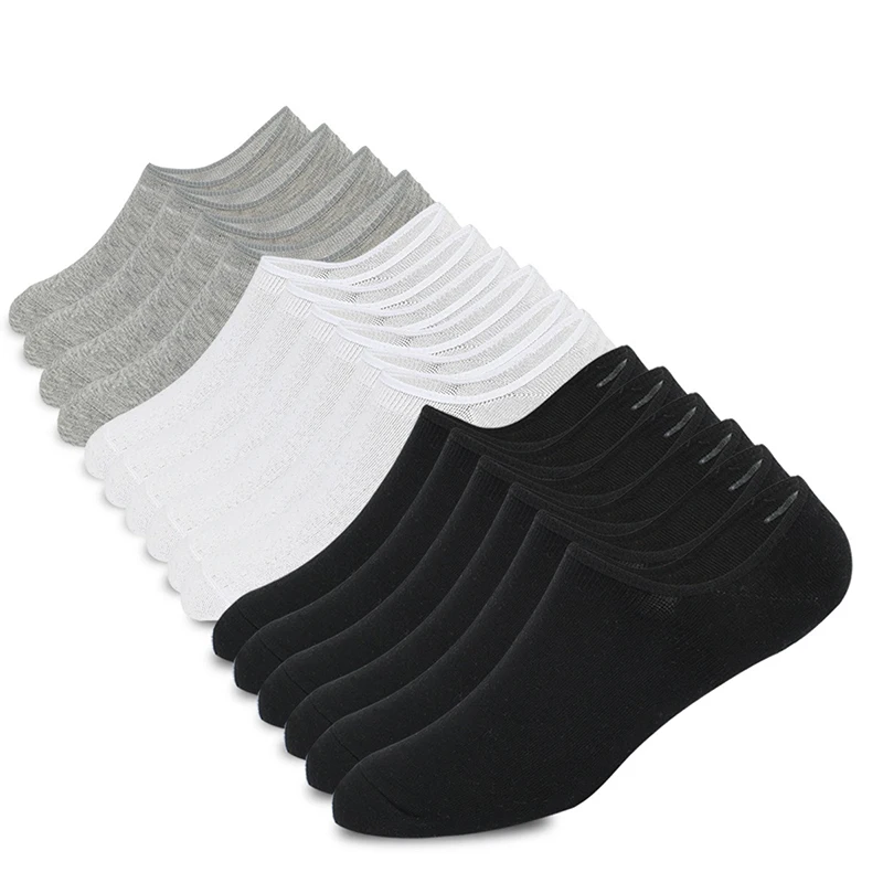 No Show Socks Men Low Cut Ankle Short Socks for Men Women Casual Athletic Socks with Non Slip Grip