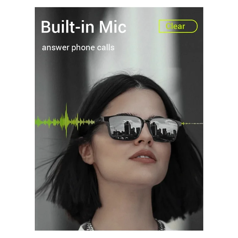 Солнцезащитные очки с интеллектуальным переводом AI, очки для перевода, Bluetooth-аудио-очки, наушники-перевод, упаковка 1 в 3, X64A