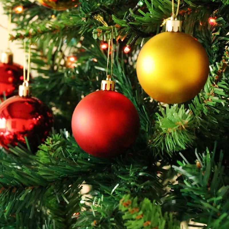 44-teiliges Set 3/6CM Frohe Weihnachten Dekorationskugeln Christbaumanhänger für Heimdekoration Neujahr 2026 Navidad Geschenke Zubehör – Detail 7