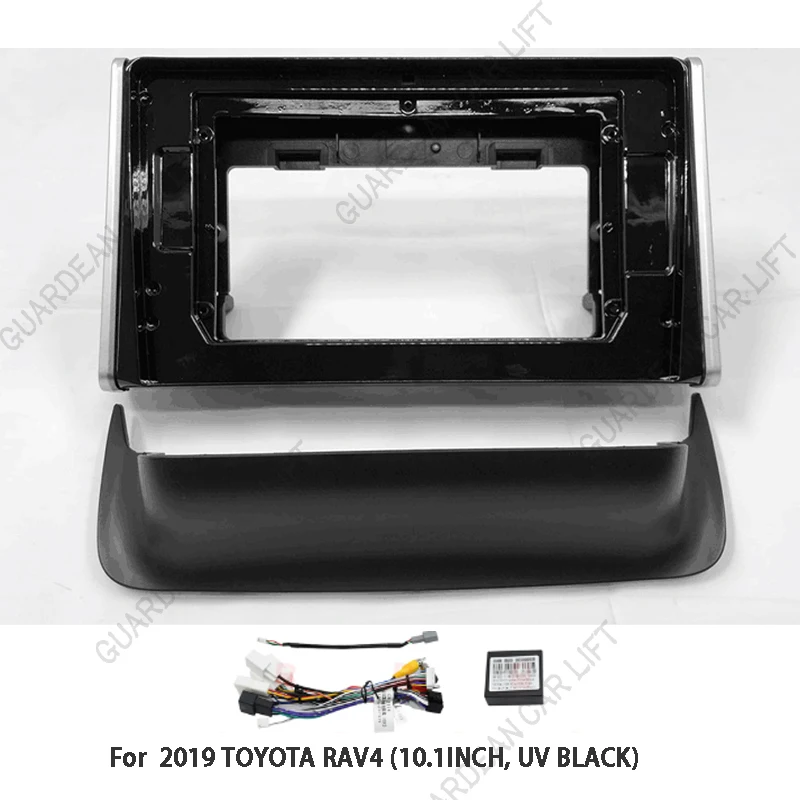 For 2019 TOYOTA RAV4 (10.1INCH) Car Radio Fascias Android GPS MP5 Stereo Player 2 Din Head Unit Panel Dash Frame Installation