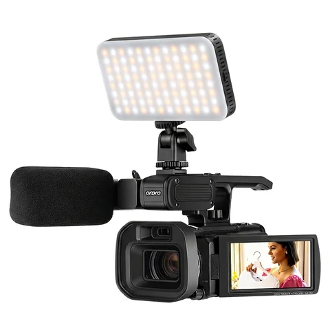 ORDRO XV80 Video Camcorder Camera Professional 5K 12x Optical Zoom for TV Interview Live Streaming